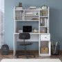 Hanah Home Escritorio y Estantería de Estudio HA128 - 3977 Blanco